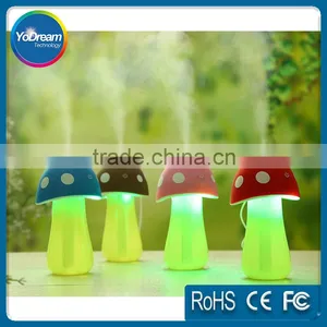 Mini USB Mushroom Humidifier Lovely 5V 0.5W USB Fashion Orignal Design Led Light Diffuser Touch Switch Ultrasonic Mist Maker thumbnail-2