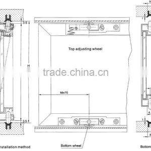 Hot Sale Steel and Nylon Accessories for Glass Sliding Door thumbnail-2