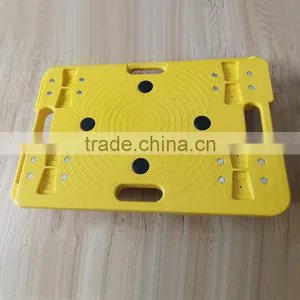 Noiseless Transport Trolley Moving Carrier Small Platform Tool Trolley Little Flatbed Trolley Carrier With Four Wheels thumbnail-1