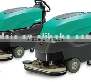 Dual-Brush Ground Scrubber, Floor Scrubbe for Easy to Use, Cab Washing Machine thumbnail-1