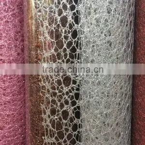 Beautiful Brilliant Mesh Fabric Packing Material thumbnail-2