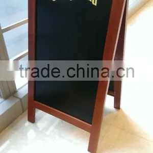 Wooden a Frame Folding Floor Stand Chalkboard thumbnail-5