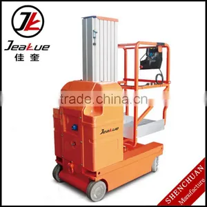 CE ISO One Stage Mast Full Electronic Work Platform Jeakue JK01141 thumbnail-1