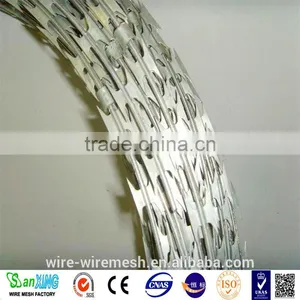 Wholesale Cheap Price Hot Dipped Galvanized Cbt 60 Razor Barbed Wire/BTO-22 Razor Wire Barriers thumbnail-2