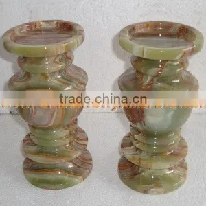 EXPORT QUALITY Modern Style ONYX CANDLE HOLDERS STANDS thumbnail-6