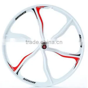 26inch 6spoke Lightest Strongest Magnesium Alloy Bike Wheel /fixed Gear Type Hub Bike Wheel thumbnail-2