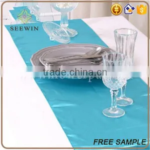 Chinese Wholesale Style Satin Sheer Table Runner thumbnail-4