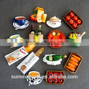 Wholesale Custom Creative Resin 3d Food Fridge Magnets thumbnail-1
