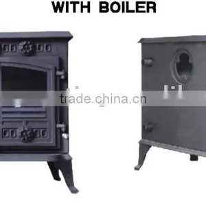 Indoor Antique Cast Iron Fireplace Stove thumbnail-1