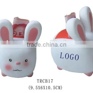 Promotional Plastic Cute Rabbit Design Coin Bank/money Saving Box thumbnail-1