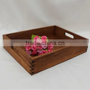 Mosaic Solid Wood Serving Tray thumbnail-1