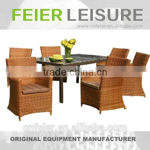 FEIER A6012CH Rattan Cheap Small Dining Sets thumbnail-1
