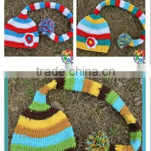 Wool Caps for You Drink Crochet Baby Cap Jesters Cap Have 5 Design thumbnail-1