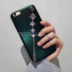 Imitation PU Leather Back Cover Shell Diamond Mobile Phone Cases for IPhone7/7Plus/6/6s/6plus/6splus Cell Phone Housing thumbnail-2