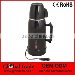 12v Electric Travel Kettle Car 1 L Poratable Tea Maker Car Van Travel Camping Electric Water Black Kettle Jug A0254 thumbnail-1