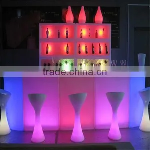 Newly Design and Beautiful Led Colforful Lighting Salon Reception Bar Counter thumbnail-5