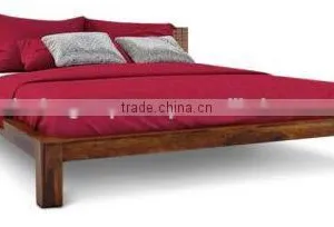 New Chex Design Wooden Queen Size Bed thumbnail-1
