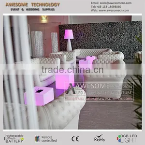 Pouff Wedding Bar Seats With Low Height (cb400) thumbnail-1