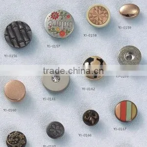 KMJ-2112 High Quality Metal Snap Buttons for Clothes thumbnail-1