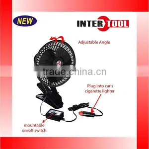 12V Car Fan Cooling Clip On Fan Portable Car Vehicle thumbnail-3