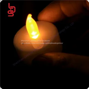 Air Control Blow on off Warm White Color Changing Cr2032 Operated Led Tea Light Wedding Decoration thumbnail-1