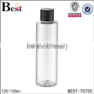 200ml 250ml Hotel Custom Shampoo Bottle Flip Top Cap Clear Round Plastic Packaging Custom Shampoo Bottle thumbnail-5