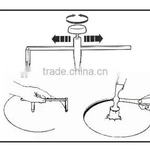 Chrome Plating Alloy Steel Adjustable Circle Glass Tile Cutter thumbnail-2