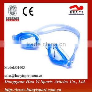 Adjustable Size Logo Printed Swimming Goggle thumbnail-1