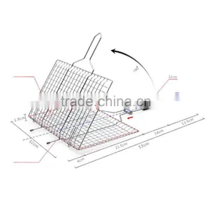 High Quality Stainless Steel Foldable Wire Grill for Sale thumbnail-4