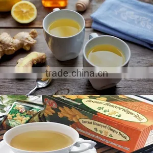 2016 Hot Sale High Quality in Bagged Instant Honey Ginger Tea 6gx20bags/box 7gx20bags/box 13g*10bags Honey Ginger Tea OEM thumbnail-4