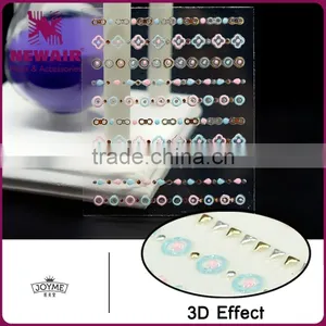 New Air 2017 Wholesale Metallic Nail Stickers,gold Color Nail Sticker,metal Style Nail Sticker thumbnail-4