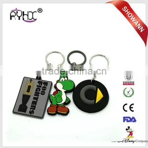 Fashionable Custom Soft Pvc Key Chain With Cartoon Design thumbnail-1