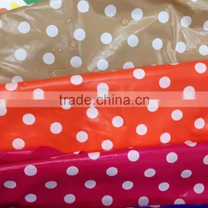 Outdoor Windproof Jacket Fabric Nylon Taslan Fabric pu Coated With Dot thumbnail-2