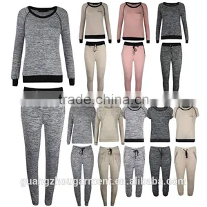 Diamante Sweatshirt Jogging Womens Tracksuit thumbnail-1