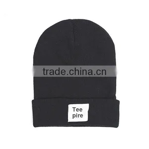 Blank Pattern Woolen Knitted Hat thumbnail-4