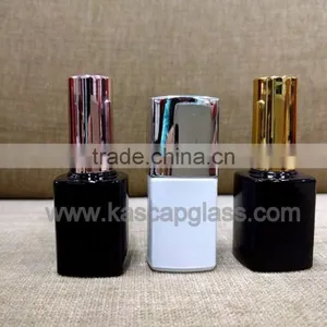 UV Pro Coated Nail Polish Bottle for Gel Polish,Clear and Coated Glass Bottle Manufacturers thumbnail-1