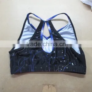 Cool Professional Hot Cheerleading Uniforms, Custom Cheerleading Vests/Sports Bras thumbnail-4