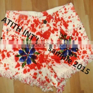 Studded Denim Shorts thumbnail-3