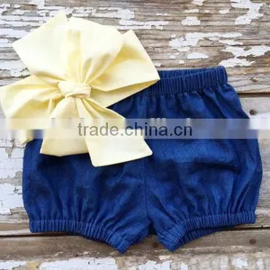 Zebra Stripe Headband With Plain Black Cotton Bloomer Set New Born Baby Clothes thumbnail-6
