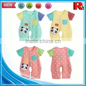 China Short Sleeve Cotton Funny Organic Importing Baby Boy Clothes From China thumbnail-1