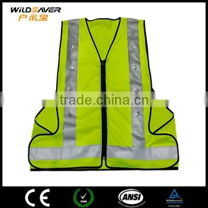 Mens Jackets Reflective Led Security Uniform for Guard thumbnail-4