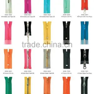 Low Price Fancy Nylon Reverse Reflective Tape Zipper With Reversible Slider thumbnail-5