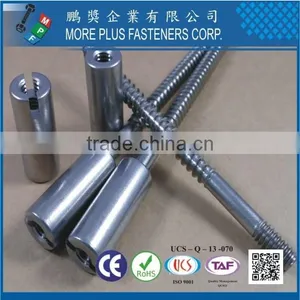 Made in Taiwan Stainless Steel Hanger Bolt With Special Spacer Nut thumbnail-4