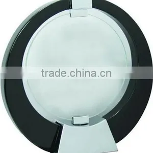 High Quality Mounted On a Wooden Base Glass Trophy Designs for Wooden Base For Trophy JKC-0006 thumbnail-1