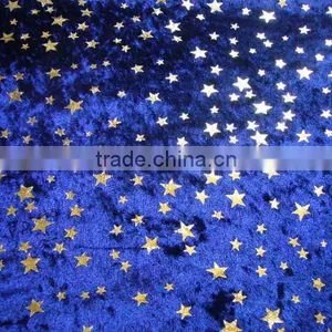 Hot Sale 100% Polyester Bronzed Dense Velvet Fabric for Garment,sofa thumbnail-1