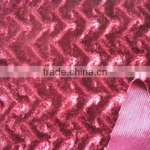 2013 New Design Middle East Fabric,polyester Tricot Velvet, Warp Knitting Velvet Fabric thumbnail-1