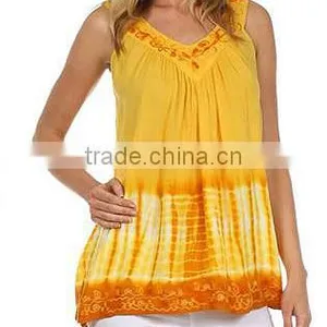 Buy Women's Designer Embroidered Rayon Tops Online thumbnail-1