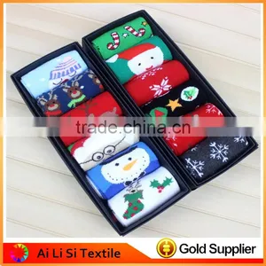 Cute Bear Deer Santa Claus Pattern Christmas Gift Sock,Christmas Gift Hosiery thumbnail-1