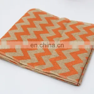 Wholesale Raised Grain Flax Table Runner Chevron thumbnail-6