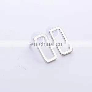 Matte Simple Geometric Triangle Square Multicolor Earrings thumbnail-3